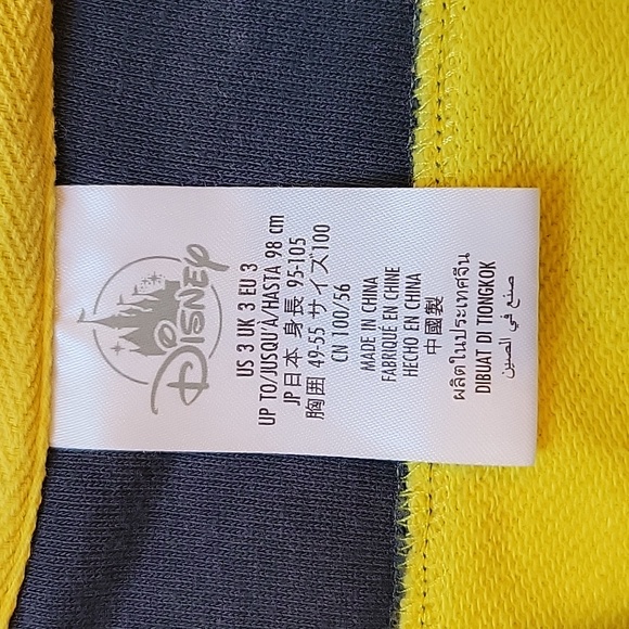 Disney Mickey Color Block Sweatshirt Size 3 - Picture 4 of 7